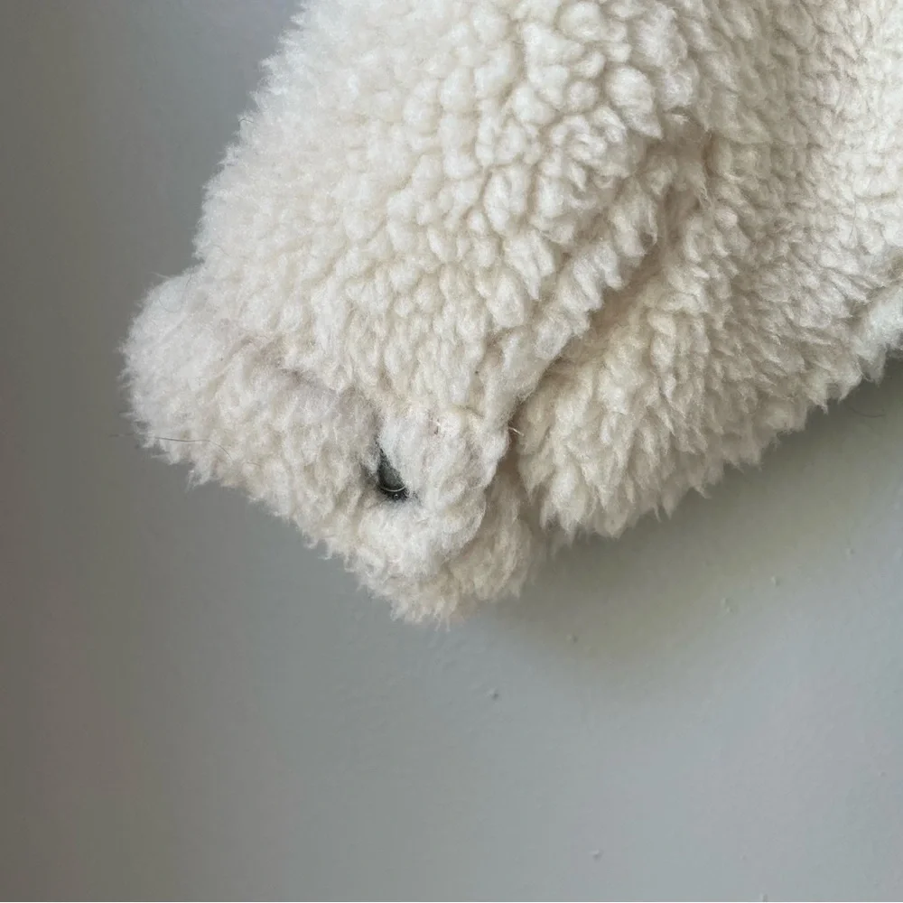 Carter's Cream‎ Sherpa Jean Jacket bomber jacket size 6M